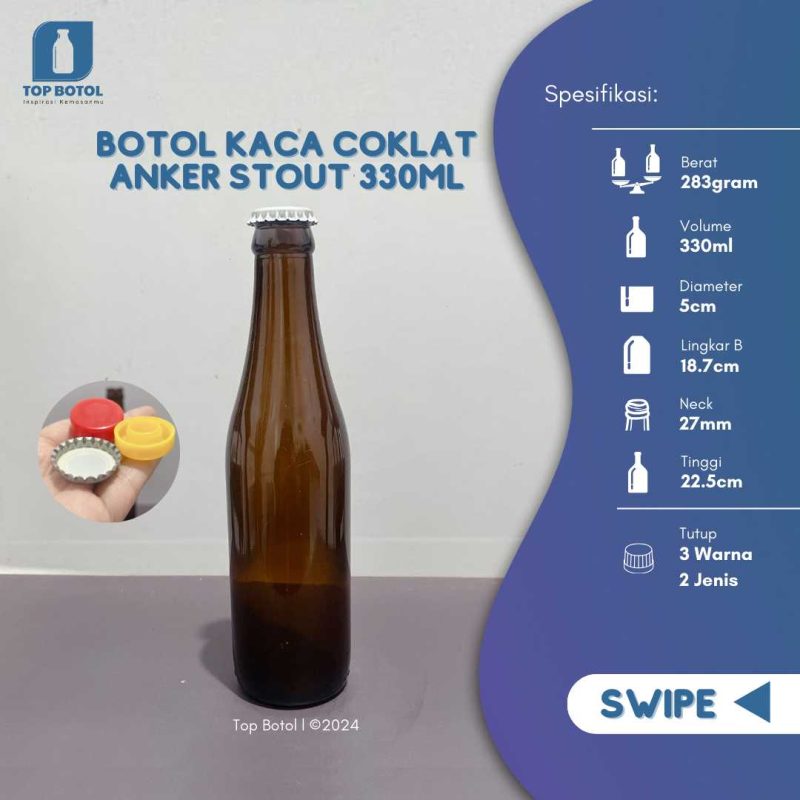 ANKER STOUT COKLAT 330ML