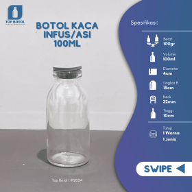 BOTOL ASI 100ML BARU