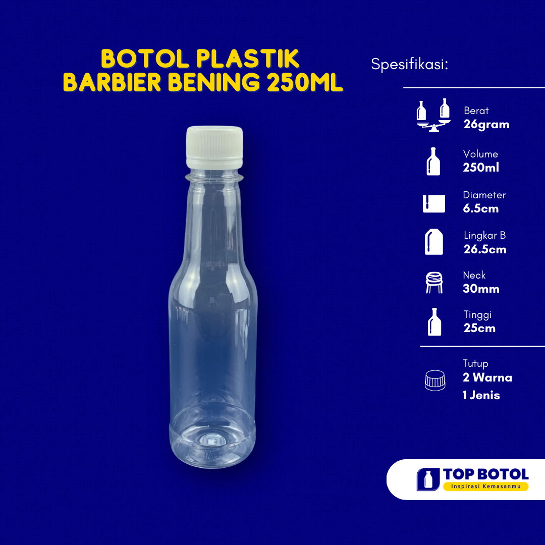 250 ml Botol Plastik Kualitas Terjamin Harga Murah! WA 0819 0590 3644