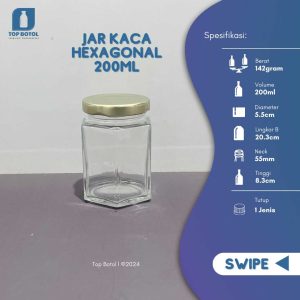 HEXAGONAL 200ML BARU
