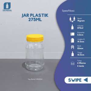 JAR PLASTIK 275ML (TRM)