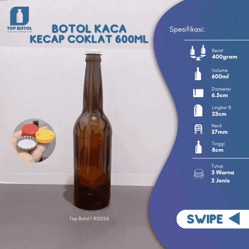 KECAP 600ML COKLAT