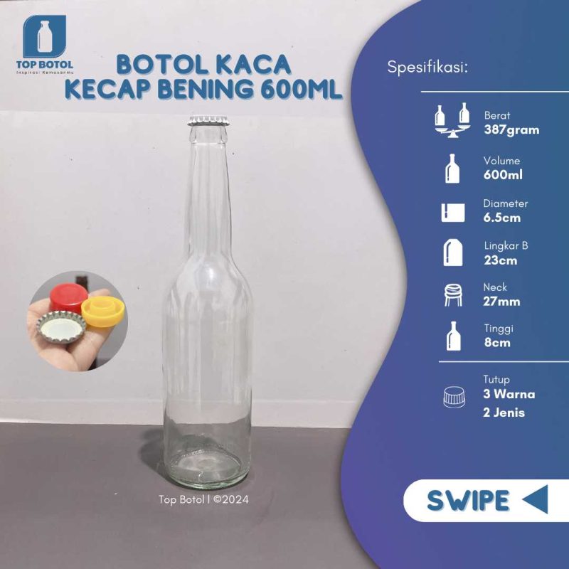 KECAP BENING 600ML BARU