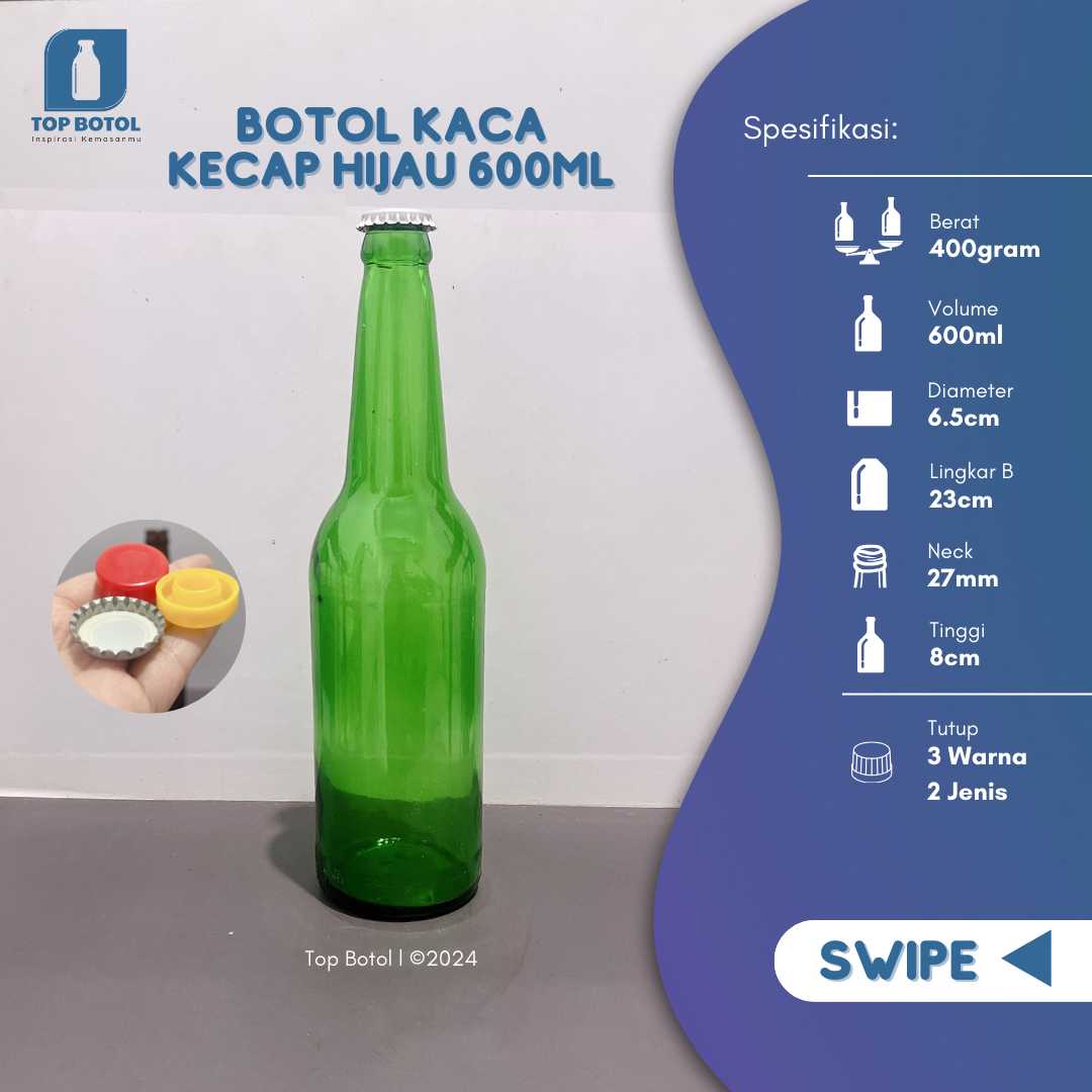 Jual Botol Kaca Kecap 600 Ml Hijau Rekon: Promo Bulan Ini Stok Terbatas, WA 081905903644